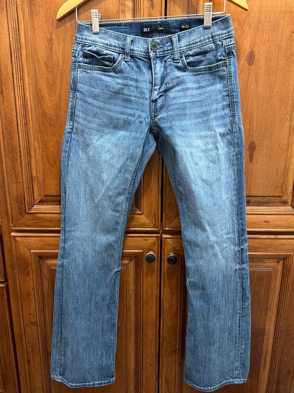 BKE Men's Aiden Bootcut Denim Jeans, 28x32